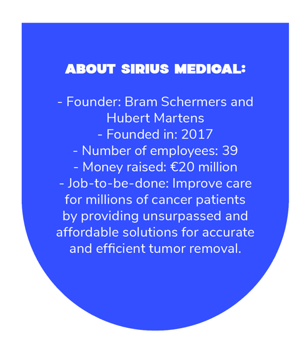 About Sirius Medical badge