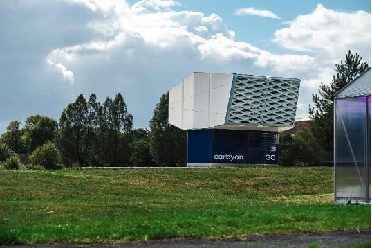 Carbyon Go DAC machine at field lab at High Tech Campus. Eindhoven