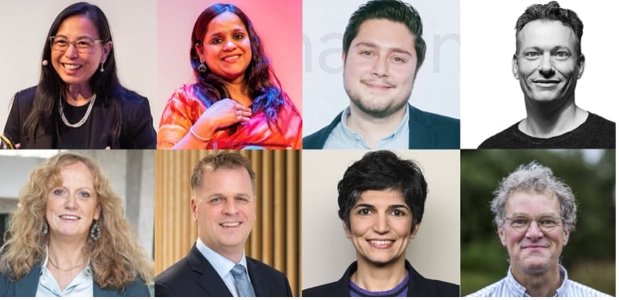 Jury members collage